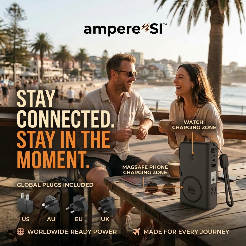 PowerPack ampere'SI™ Next Generation 8 - Travel Power Bank 20,000mAh