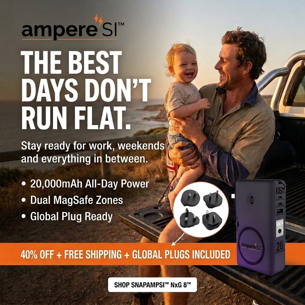 PowerPack ampere'SI™ Next Generation 8 - Travel Power Bank 20,000mAh