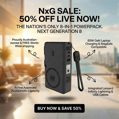 PowerPack ampere'SI Next Generation 8 - Travel Power Bank 20,000mAh