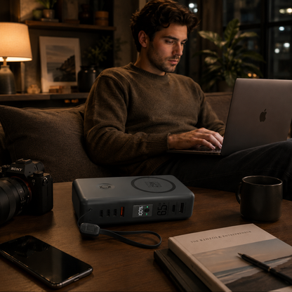 PowerPack ampere'SI Next Generation 8 - Travel Power Bank 20,000mAh