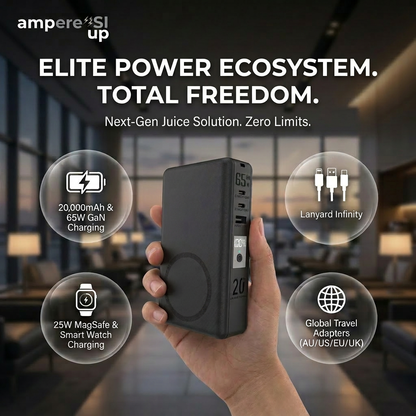 PowerPack ampere'SI Next Generation 8 - Travel Power Bank 20,000mAh