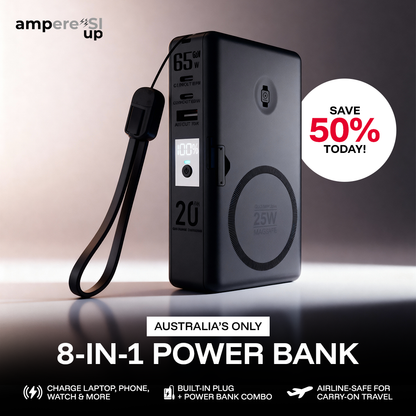 PowerPack ampere'SI Next Generation 8 - Travel Power Bank 20,000mAh