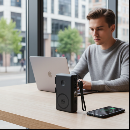 PowerPack ampere'SI Next Generation 8 - Travel Power Bank 20,000mAh